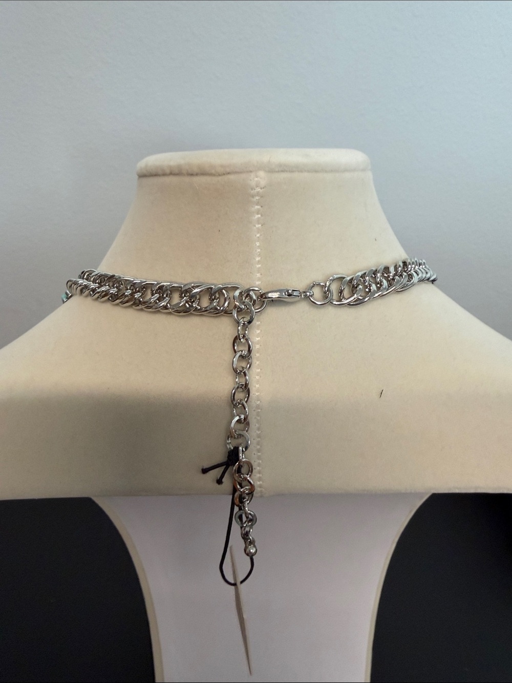 Piper K | Southwestern Squash Bloom Turquoise Boho Cowgirl Chic Necklace - Picture 9 of 11